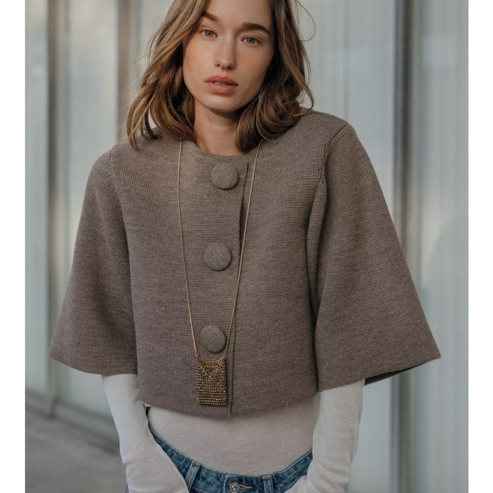 Zara Short Knit Jacket